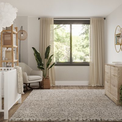 Contemporary, Eclectic, Bohemian Nursery Design by Rhonda Stanbury Interior Designer Camila