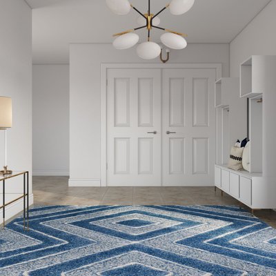 Glam Entryway Design by Rhonda Stanbury Interior Designer Crystal