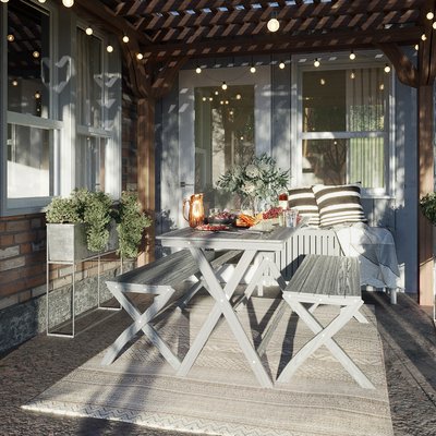Eclectic, Bohemian Outdoor Space Design by Rhonda Stanbury Interior Designer Ilona
