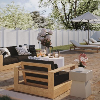 Eclectic, Midcentury Modern Outdoor Space Design by Rhonda Stanbury Interior Designer Kylie