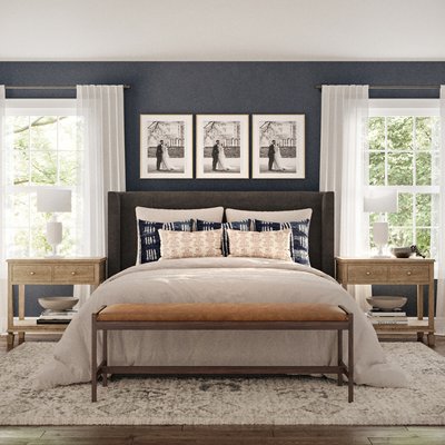 Classic, Traditional, Farmhouse, Transitional, Preppy Bedroom Design by Rhonda Stanbury Interior Designer Melissa