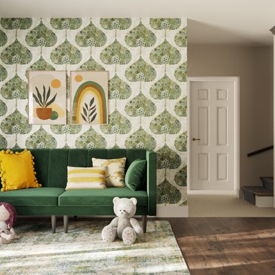Eclectic, Bohemian Playroom Design by Rhonda Stanbury Interior Designer Lorine