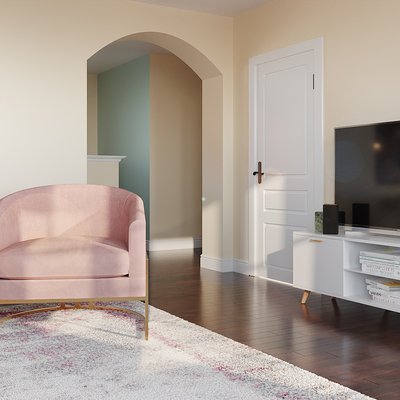 Contemporary, Modern, Eclectic, Glam, Classic Contemporary Living Room Design by Rhonda Stanbury Interior Designer Karla