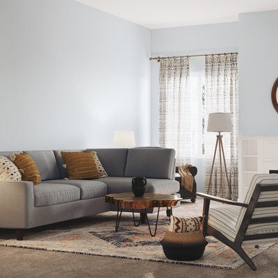 Bohemian, Farmhouse Living Room Design by Rhonda Stanbury Interior Designer Jovana