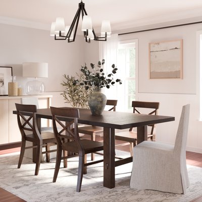 Classic, Coastal, Transitional, Scandinavian Dining Room Design by Rhonda Stanbury Interior Designer Brittany