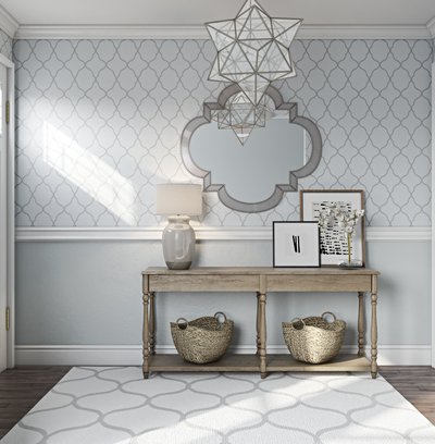 Minimal, Scandinavian Entryway Design by Rhonda Stanbury Interior Designer Marsha