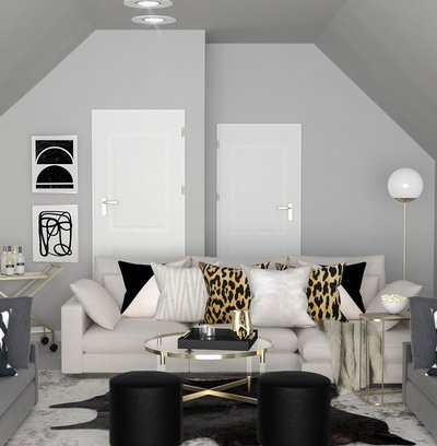 Modern, Glam Bedroom Design by Rhonda Stanbury Interior Designer Hannah