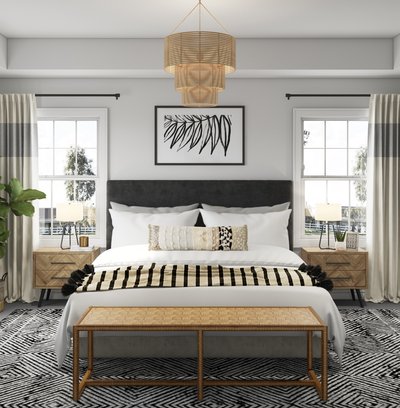 Contemporary Bedroom Design by Rhonda Stanbury Interior Designer Kelly