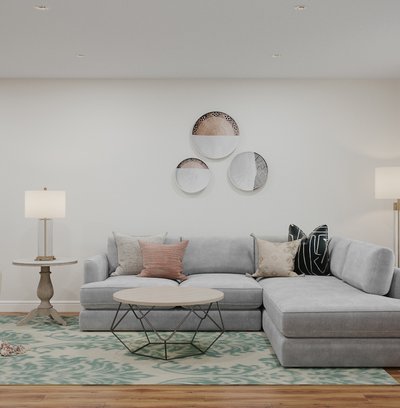 Contemporary, Eclectic, Bohemian, Glam, Global Living Room Design by Rhonda Stanbury Interior Designer Victoria