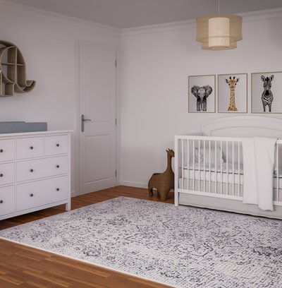 Contemporary, Eclectic Nursery Design by Rhonda Stanbury Interior Designer Sarah