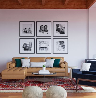 Bohemian, Glam Living Room Design by Rhonda Stanbury Interior Designer Kasee
