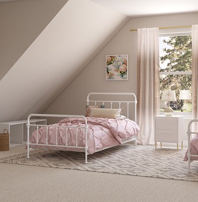 Bohemian, Glam, Scandinavian Bedroom Design by Rhonda Stanbury Interior Designer Kortney