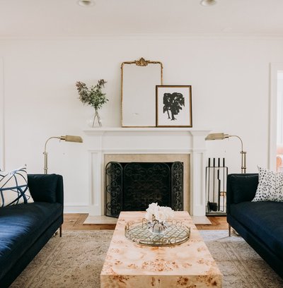 Contemporary, Classic, Glam, Transitional Living Room Design by Rhonda Stanbury Interior Designer Shelby