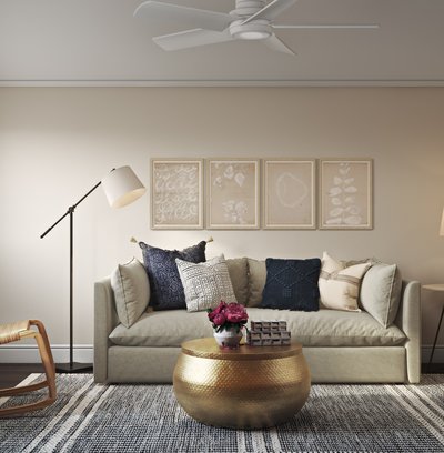 Coastal Living Room Design by Rhonda Stanbury Interior Designer Michelle