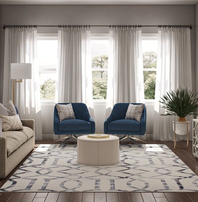 Eclectic, Transitional Living Room Design by Rhonda Stanbury Interior Designer Brianna