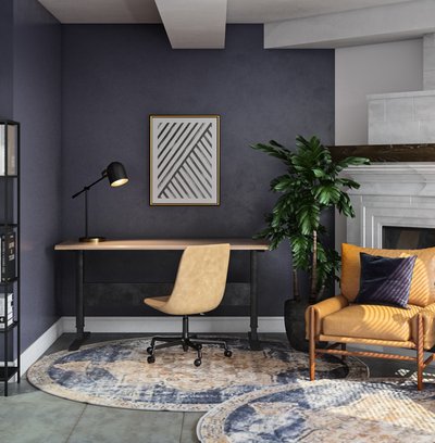 Contemporary, Classic, Bohemian, Coastal, Classic Contemporary Office Design by Rhonda Stanbury Interior Designer Katherine