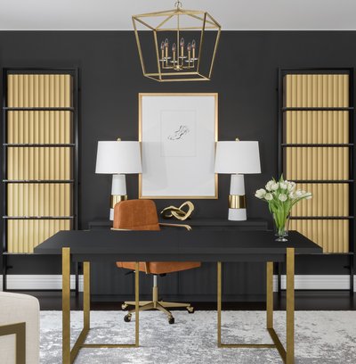 Glam Office Design by Rhonda Stanbury Interior Designer Autumn