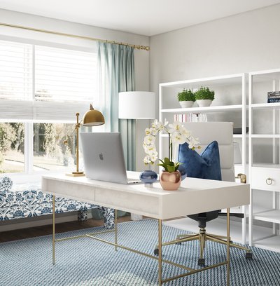 Contemporary Office Design by Rhonda Stanbury Interior Designer Melisa