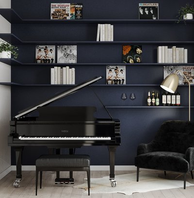 Industrial, Midcentury Modern, Scandinavian Office Design by Rhonda Stanbury Interior Designer Carsey