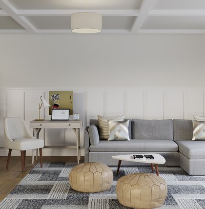Bohemian, Midcentury Modern, Minimal, Scandinavian Other Design by Rhonda Stanbury Interior Designer Megan