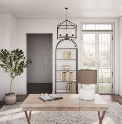 Farmhouse Office Design by Rhonda Stanbury Interior Designer Shirley