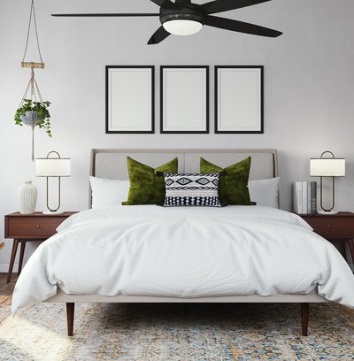 Eclectic, Bohemian, Global Bedroom Design by Rhonda Stanbury Interior Designer Emilee