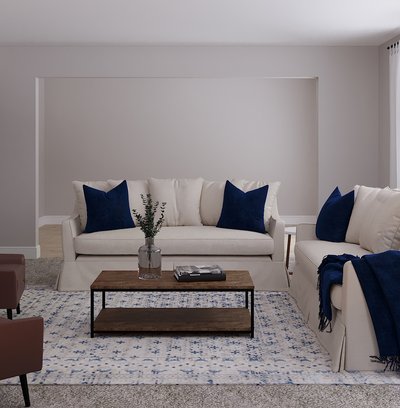Contemporary, Farmhouse, Transitional Living Room Design by Rhonda Stanbury Interior Designer Kylie