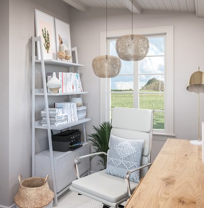 Modern, Transitional, Midcentury Modern Office Design by Rhonda Stanbury Interior Designer Sydney