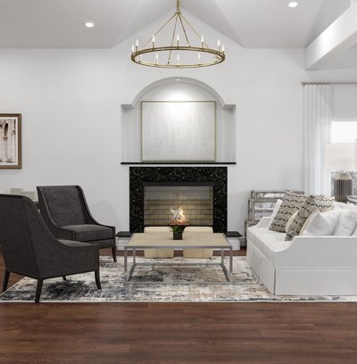 Modern, Classic, Traditional Living Room Design by Rhonda Stanbury Interior Designer Stacy