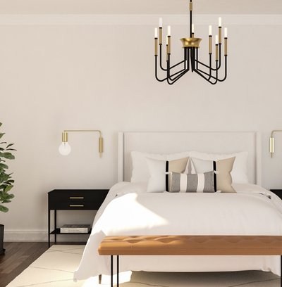 Modern, Glam, Transitional Bedroom Design by Rhonda Stanbury Interior Designer Katie