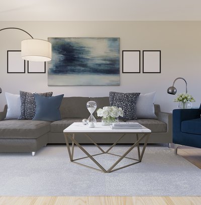 Contemporary, Modern Living Room Design by Rhonda Stanbury Interior Designer Kelcy