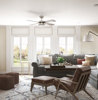Bohemian, Transitional Living Room Design by Rhonda Stanbury Interior Designer Stacy