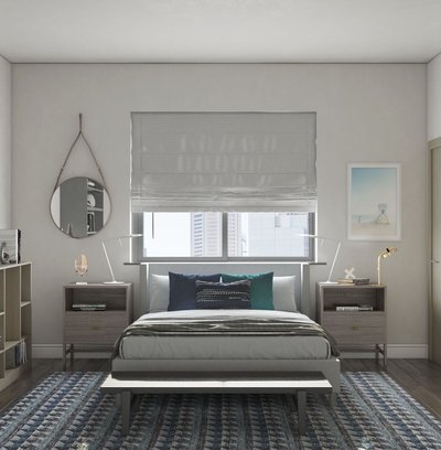 Contemporary, Modern, Coastal, Minimal, Scandinavian Bedroom Design by Rhonda Stanbury Interior Designer Ana