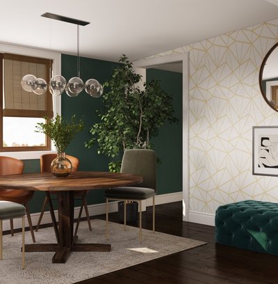 Modern, Eclectic Dining Room Design by Rhonda Stanbury Interior Designer Emily