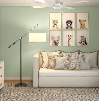 Modern, Bohemian Nursery Design by Rhonda Stanbury Interior Designer Leah