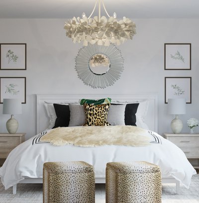 Glam Bedroom Design by Rhonda Stanbury Interior Designer Melisa