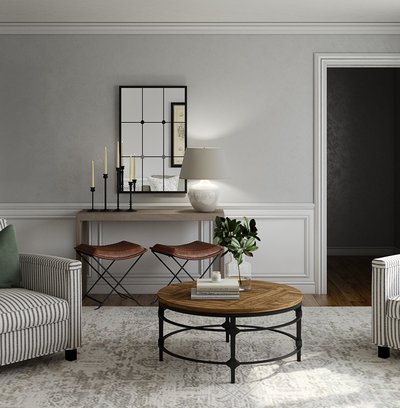 Classic, Traditional, Farmhouse, Rustic, Transitional Living Room Design by Rhonda Stanbury Interior Designer Lisa