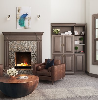 Modern, Classic, Glam, Rustic Living Room Design by Rhonda Stanbury Interior Designer Amelia