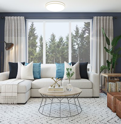 Modern, Farmhouse Living Room Design by Rhonda Stanbury Interior Designer Katie