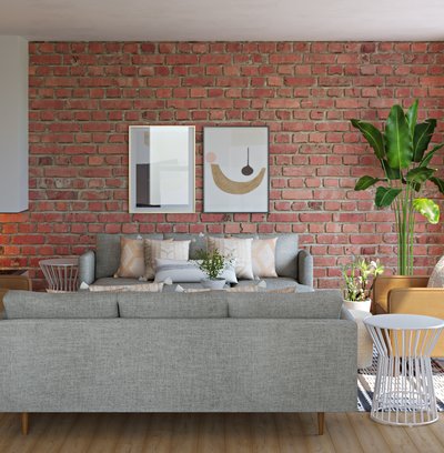 Scandinavian Living Room Design by Rhonda Stanbury Interior Designer Brianna