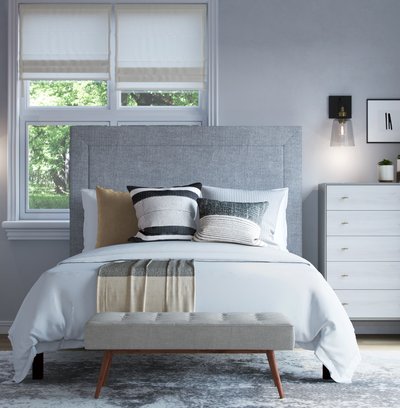 Modern, Minimal, Scandinavian Bedroom Design by Rhonda Stanbury Interior Designer Makena