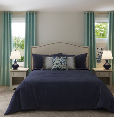 Contemporary, Classic Bedroom Design by Rhonda Stanbury Interior Designer Kylie