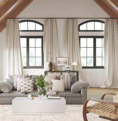 Contemporary, Modern, Eclectic, Bohemian, Global Living Room Design by Rhonda Stanbury Interior Designer Shelby