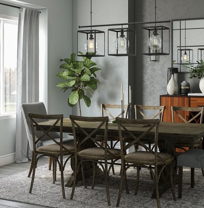 Traditional, Farmhouse Dining Room Design by Rhonda Stanbury Interior Designer Madeline