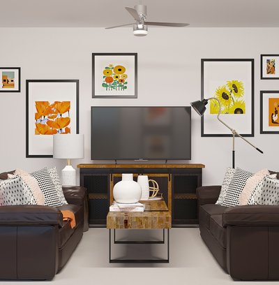 Contemporary, Eclectic, Rustic Living Room Design by Rhonda Stanbury Interior Designer Natalie