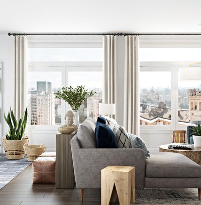 Contemporary Living Room Design by Rhonda Stanbury Interior Designer Matthew
