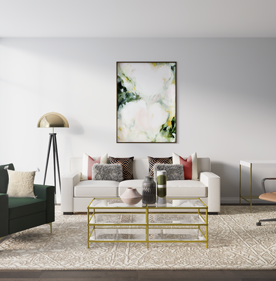 Modern, Glam Living Room Design by Rhonda Stanbury Interior Designer Nicole