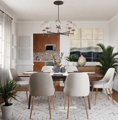 Modern, Transitional Dining Room Design by Rhonda Stanbury Interior Designer Sydney