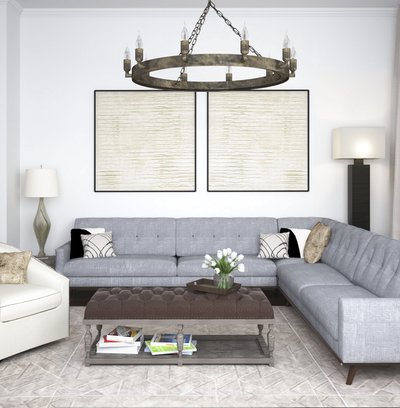 Contemporary, Classic, Rustic Living Room Design by Rhonda Stanbury Interior Designer Stephanie