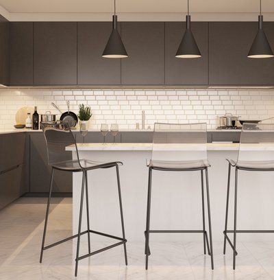 Modern, Midcentury Modern, Minimal, Scandinavian Dining Room Design by Rhonda Stanbury Interior Designer Madison